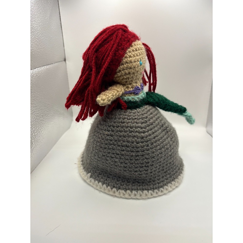 Handmade Reversible Crochet Doll Ariel The Little Mermaid Mermaid & Princess - Picture 2 of 8